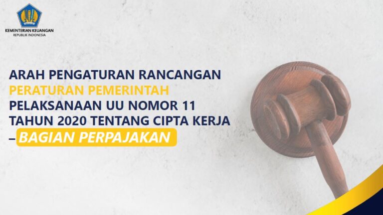 Sekilas Tentang UU No. 7 Tahun 2021 Tentang Harmonisasi Peraturan ...